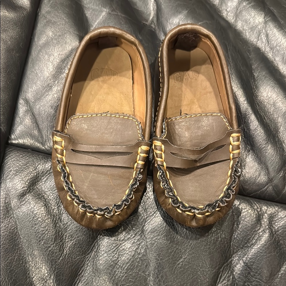 GAP Brown Baby Moccasin Loafers